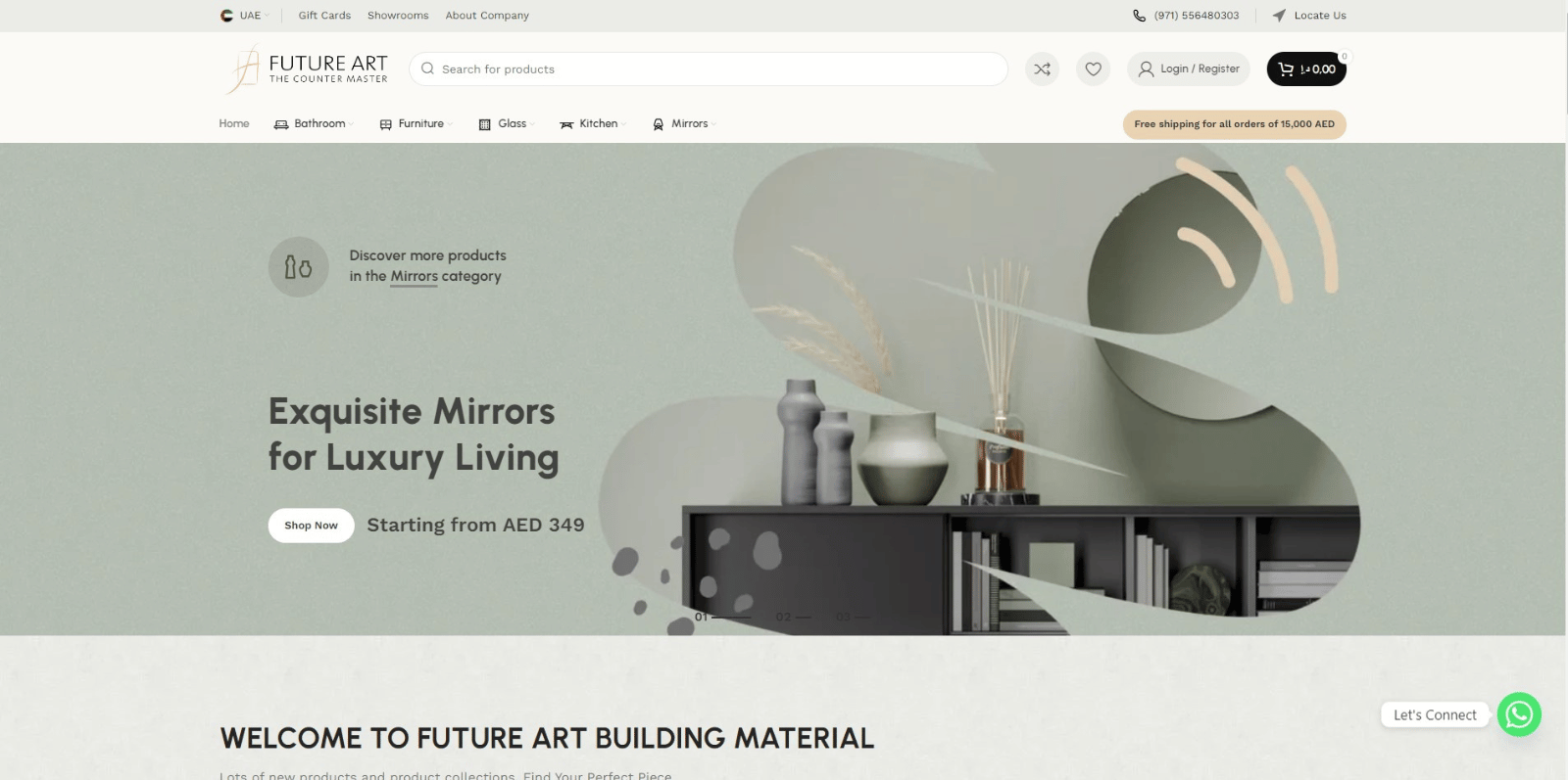 future Art fa counters portfolio website mirza burhan